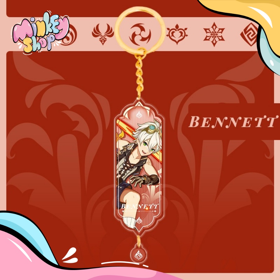 Móc Khóa GENSHIN Đẹp Dễ Thương phụ kiện ba lô, phụ kiện túi xách cute 02MKGEN-Minkey