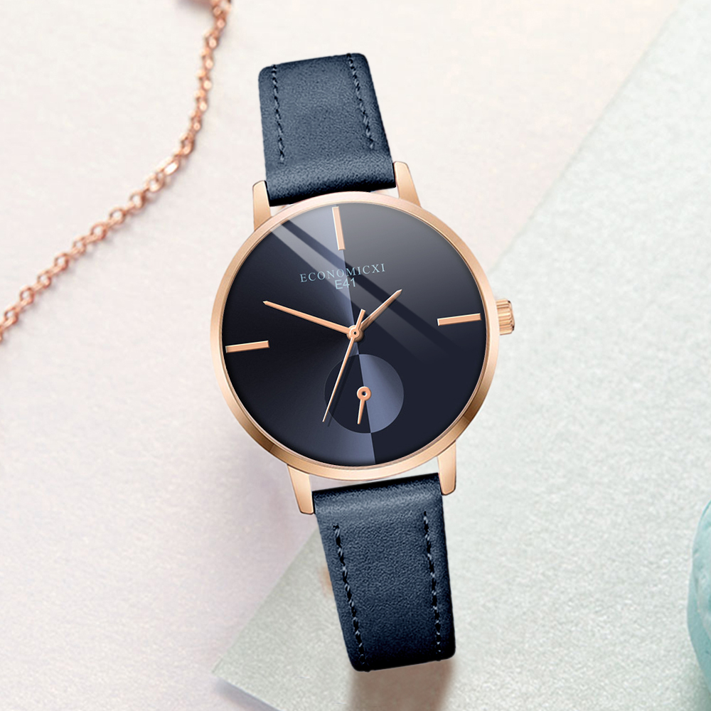 ZOLFA Fashion Casual Ladies Quartz Watches Classic Black Women Leather Watch Analog Clocks Wrist Accessories Đồng hồ nữ
