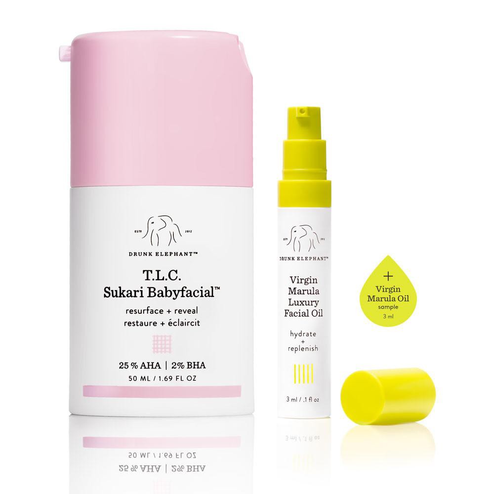 Drunk Elephant - Mặt Nạ Peel Trẻ Hóa Da Drunk Elephant T.L.C Sukari Babyfacial 50ml
