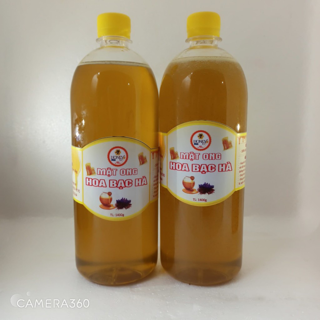 [Mã SKAMLTSW8 giảm 10% đơn 100K] Mật Ong Hoa Bạc Hà Nguyên Chất (1400gam)