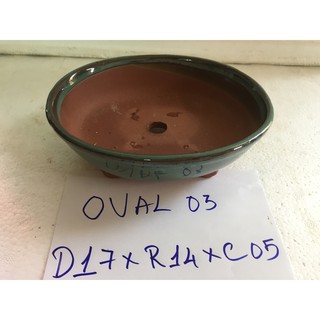 CHẬU BONSAI MINI OVAL
