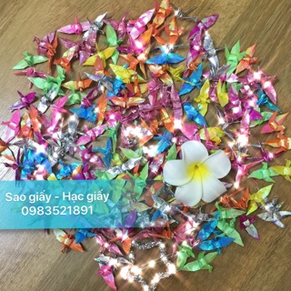 HẠC GIẤY NHŨ ÓNG ÁNH - 100 CON