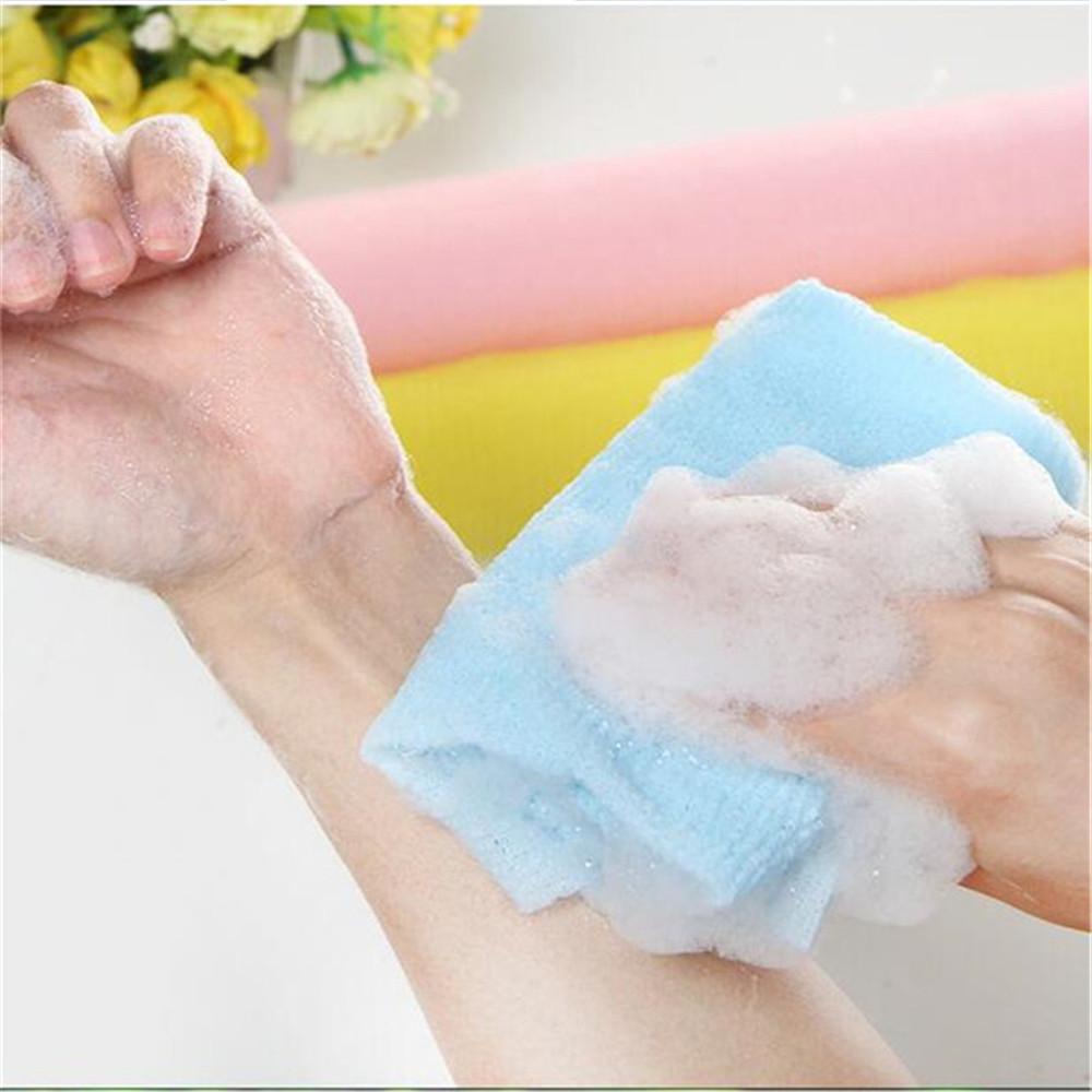 Set 1 / 3 / 5 Khăn Tắm Tẩy Tế Bào Chết Toàn Thân Màu Sắc Ngẫu Nhiên GOGOUP