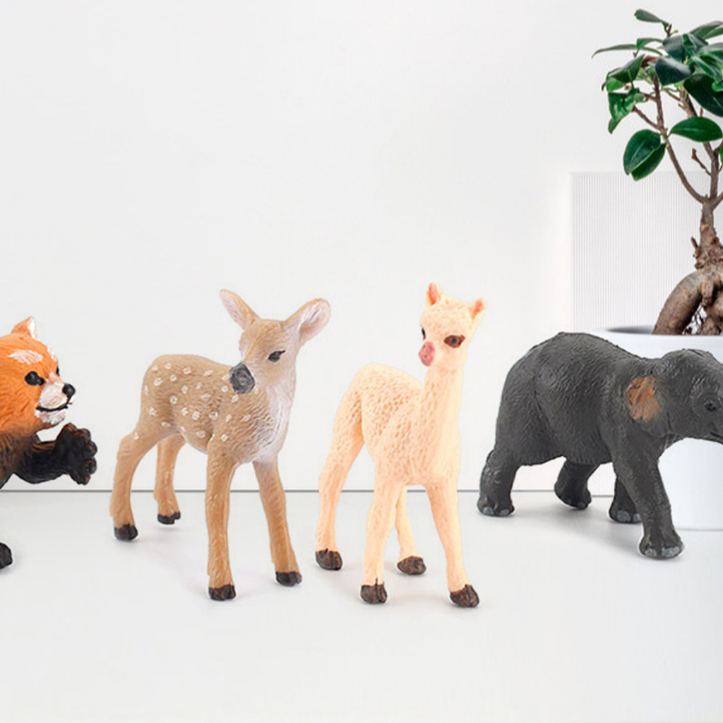 Bigdiscount Imitation Animal Delicate Lifelike Cognitive-enhancing Simulated Zoo Animal Figurine for Kids