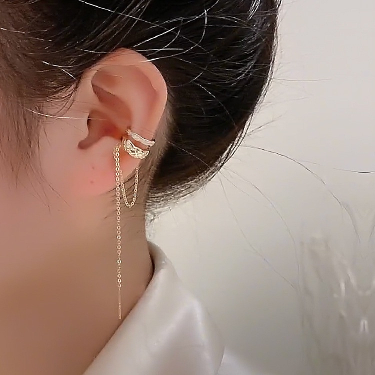 Khuyên Kẹp Vành Tai Nhiều Lớp Đính Đá Bằng Kim Loại 2022