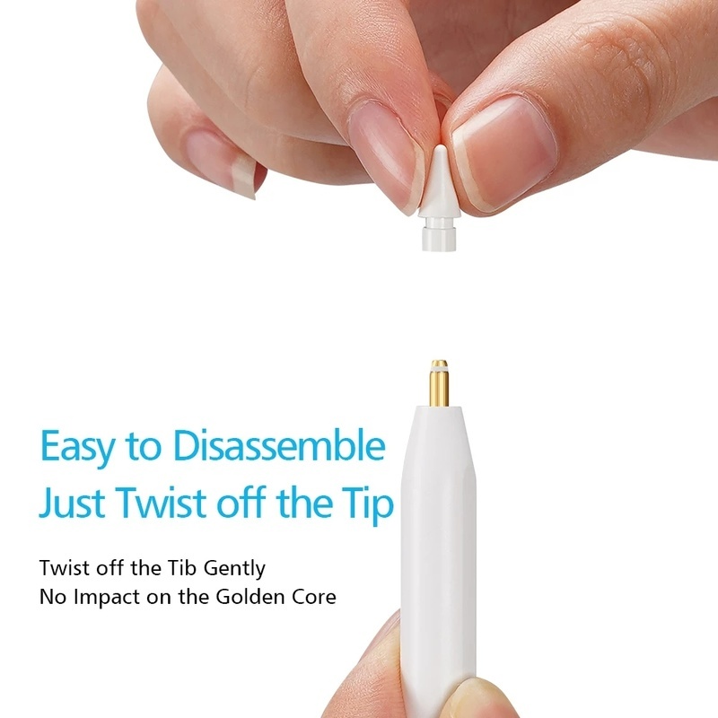 Ngòi Bút Cảm Ứng Chống Ồn Thay Thế Cho Bút Cảm Ứng Apple ipad Pencil 1/2 / Stylus