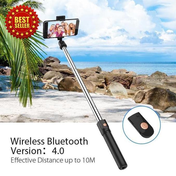 Gậy Chụp Ảnh Tự Sướng Kết Nối Bluetooth Kèm Điều Khiển Từ Xa | BigBuy360 - bigbuy360.vn