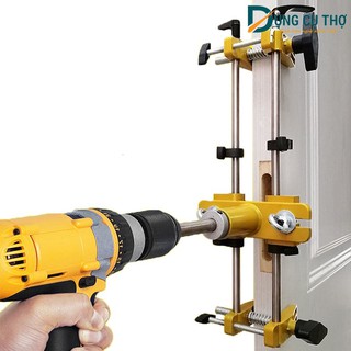 Bộ cữ khoan khóa cửa - Cữ đục ổ khoá cửa loại cao cấp tặng kèm 3 mũi khoan