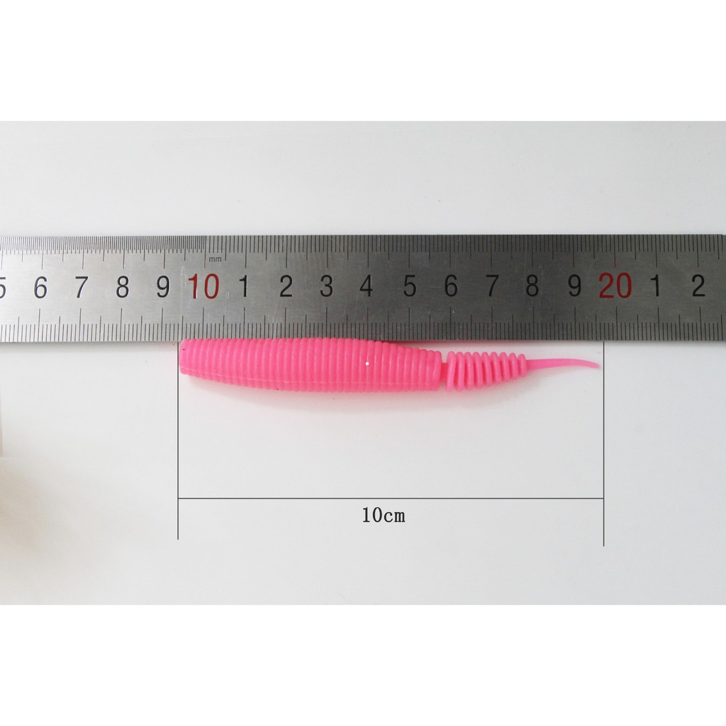 1 Mồi Câu Cá Giả Bằng Cao Su Mềm 10cm / 7.5g