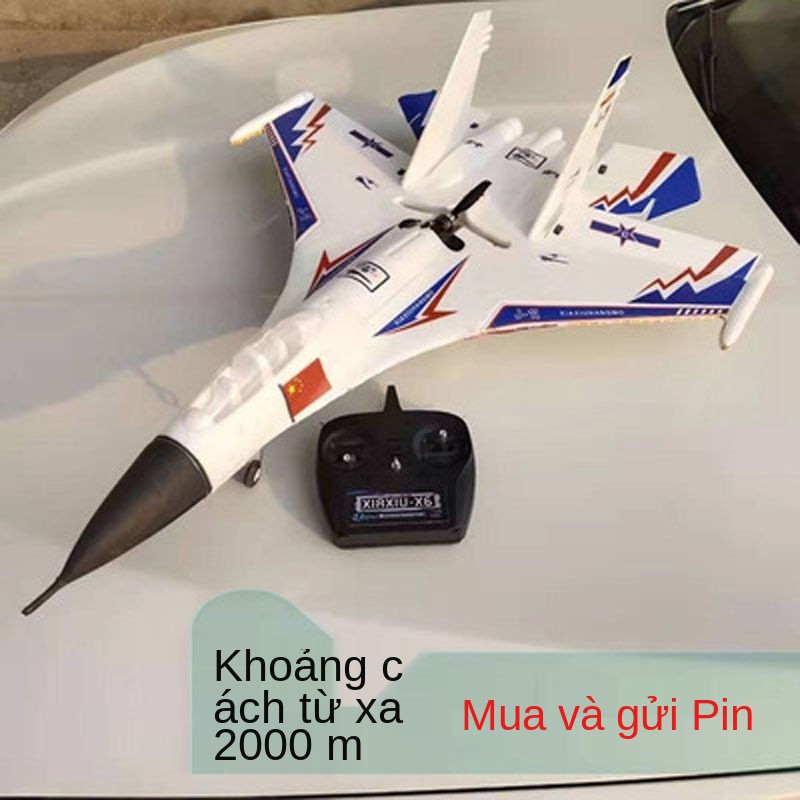 Máy bay RC siêu lớn điều khiển từ xa J-11 cánh cố định chiến đấu đóng thế đồ chơi thi ngoài trời điện