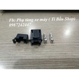 Bộ hộp cầu chì xe máy loại nhỏ màu đen