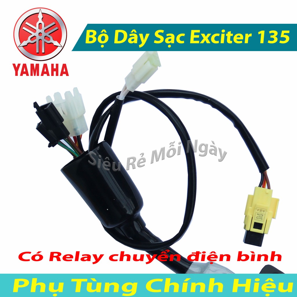 Bộ dây chuyển sạc Exciter 150 cho Exciter 135, Sirius, Jupiter, Taurus, Si Fi, Jupiter Fi, Nouvo, SH Ý có Relay