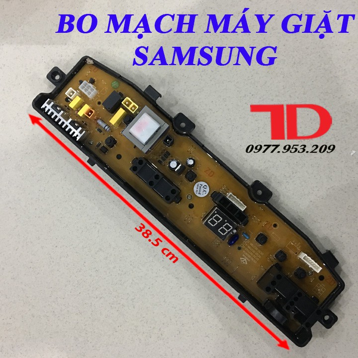 Bo mạch máy giặt SAMSUNG đèn chếch có biến thế DC92-297A