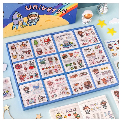 [Hàng mới về] Nhãn dán Sticker trang trí hoạt hình nhiều mẫu