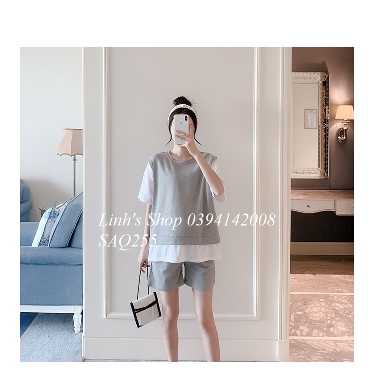 Set Áo Quần Bầu Bộ Bầu Xinh SAQ255