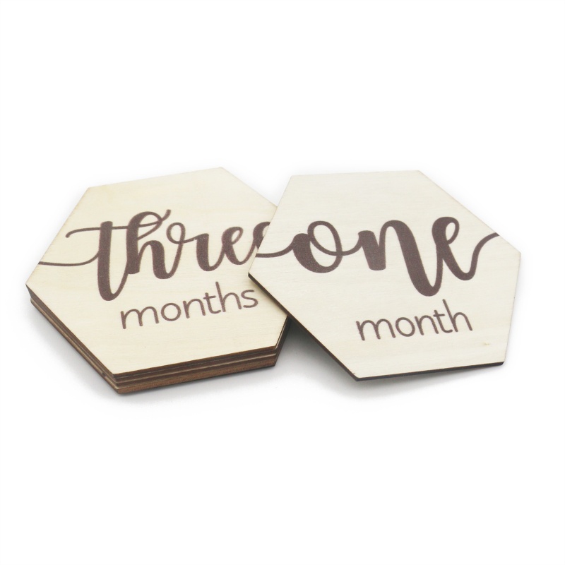 Thẻ Ghi Chú Đánh Dấu Cột Mốc Phát Triển Theo Tháng Làm Phụ Kiện Chụp Ảnh Cho Bé