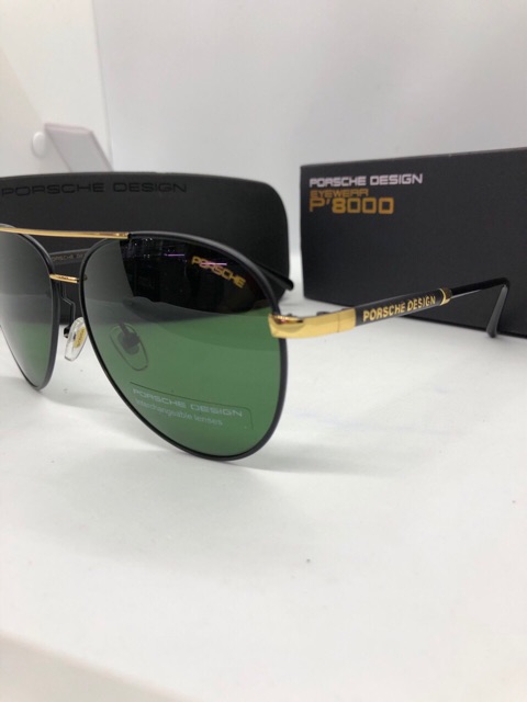 Mới kính mát nam cao cấp Póche màu xanh rêu | BigBuy360 - bigbuy360.vn