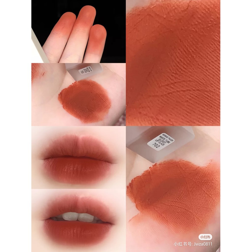 Son Kem Lì Gogo tales Mềm Mịn Không Gây Khô Môi Bền Màu 306