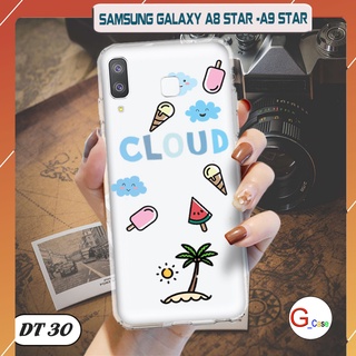 Ốp lưng điện thoại Samsung Galaxy A8 STAR/ A9 STAR dẻo trong in hình