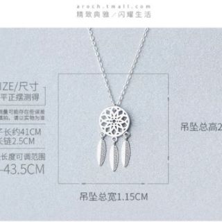 Vòng cổ dreamcatcher  100% S925