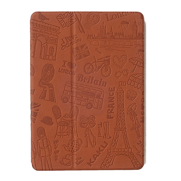 Bao Da Dành Cho Ipad Air Kaku Paris Style (Nâu)