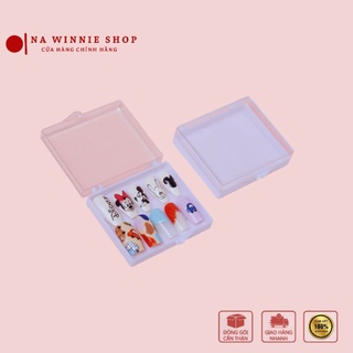  Hộp đựng nail box chuyên dụng - Hộp đựng mi fan mi khay đa năng tiện lợi 