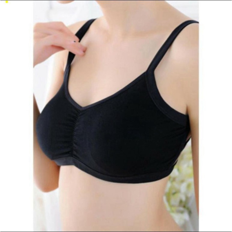 Áo lá học sinh 3 dây mút mỏng- Áo tập gym - Đồ lót nữ
