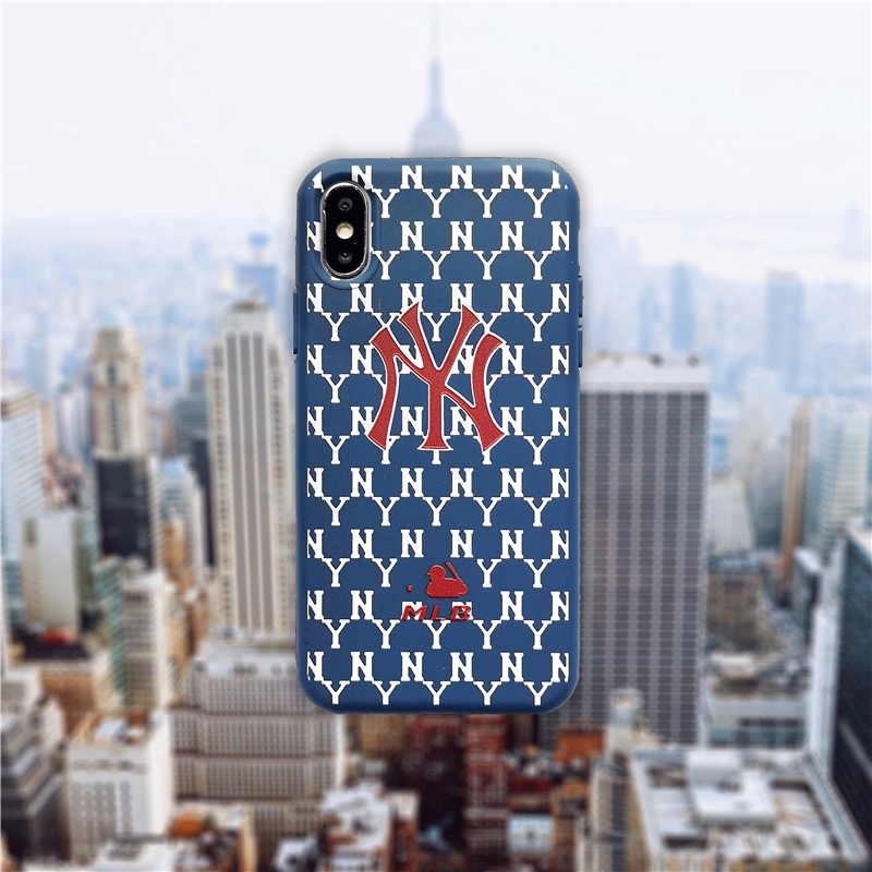 MLB Yankees Fashion brand Trend brand iphone case New York Yankees Major League of American Professional Baseball soft or hard case iphone 6 Plus 6S Plus 7Plus 8Plus X XR XS Max iphone 11 pro Max