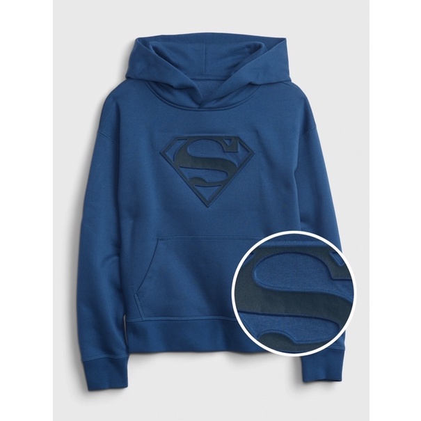 VNXK G...A...P ÁO NỈ BÔNG HOODIE BÉ TRAI SUPPERMAN HÀNG XUẤT MỸ CHUẨN XỊN