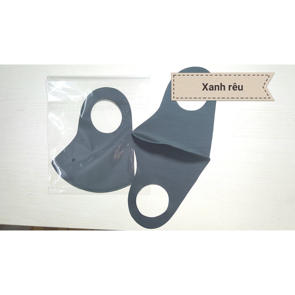 [FOLLOW SHOP GIẢM 10%] Khẩu trang 3D cao cấp vải Poly 2 da (được chọn màu) | BigBuy360 - bigbuy360.vn