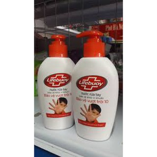 Nước Rửa Tay Lifeboy Bảo Vệ Vượt (đỏ) Túi 450gr - chai 500ml