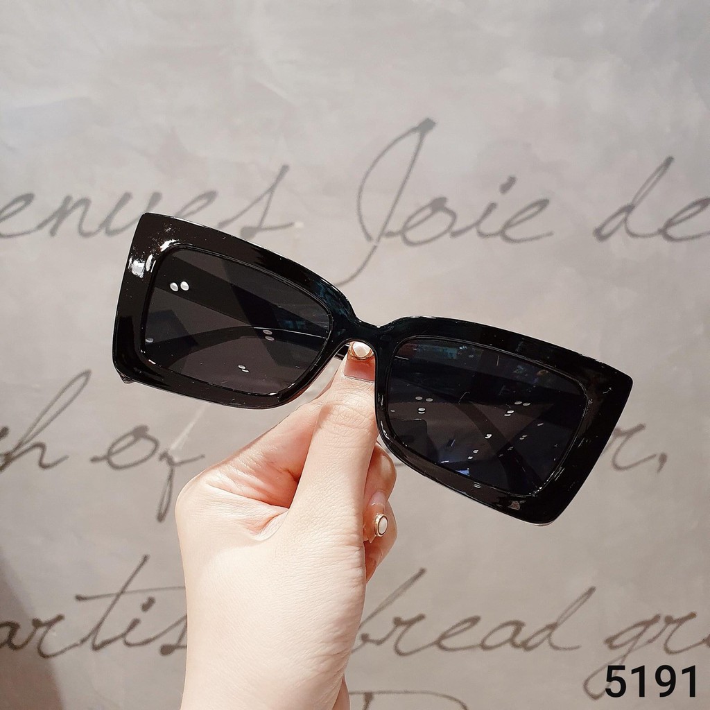 Kính mát nam nữ Hàn Quốc hottrend, kính râm mắt mèo chống tia UV phong cách cute đẹp giá rẻ LUMINA 037