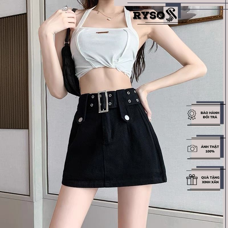Chân váy chữ a kaki nữ kèm thắt lưng chất cao cấp phong cách năng động phong cách công sở cá tính váy bút chì dáng ôm