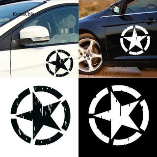 Đề can hình ngôi sao kích thước 14.5cm dùng cho trang trí xe hơi độc đáo