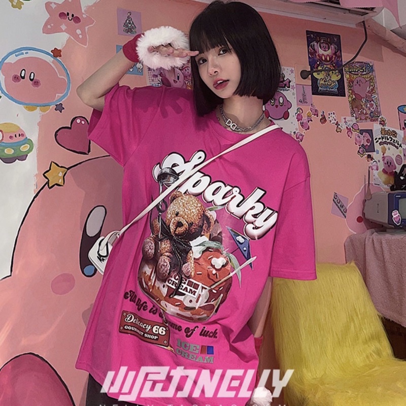 Áo thun NELLY, chính hãng, sẵn hàng, dáng Unisex hình in Sparky CHÒN CLOTHING