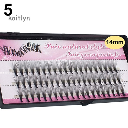 Set 60 Cụm Lông Mi Giả Màu Đen Dùng Nối Mi Chuyên Nghiệp Trông Tự Nhiên