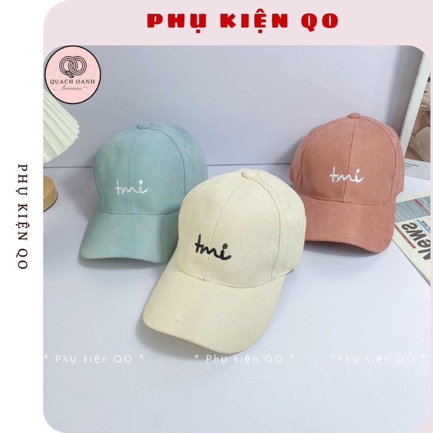 Mũ lưỡi trai bóng chày thêu chữ unisex – CAP12