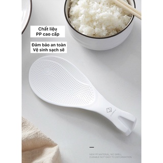 Muôi vá xới cơm tự đứng JIANXIA chống dính