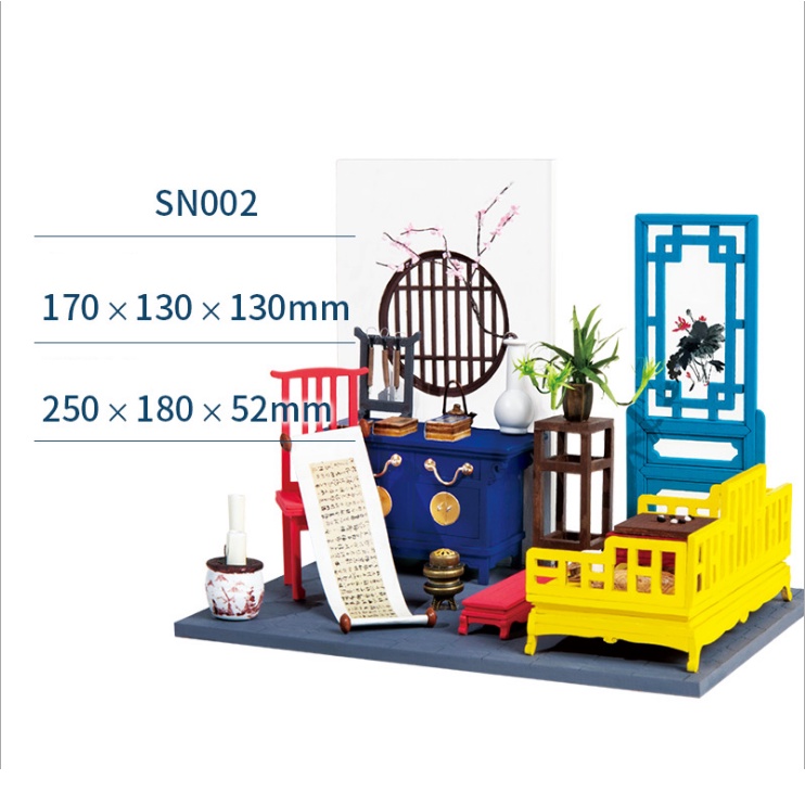 Mô hình gỗ 3D Lắp ráp DIY Doll House Robotime Ancient House