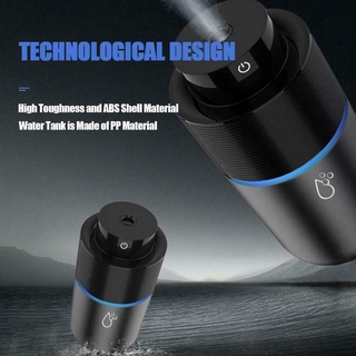 S Aroma Diffuser Car Air Humidifier Dual USB Charger Purifier Aromatherapy Mist 『scool vn 』