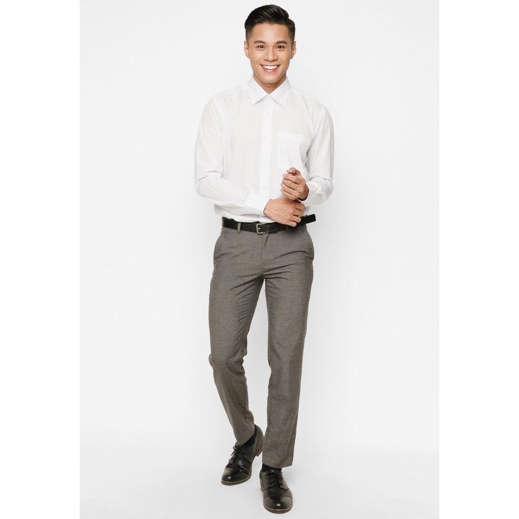 [Mã FAMALLT5 giảm 15% đơn 150K] Áo sơ mi màu dài tay classic 275 Vĩnh Tiến VT1607-015 trắng | BigBuy360 - bigbuy360.vn