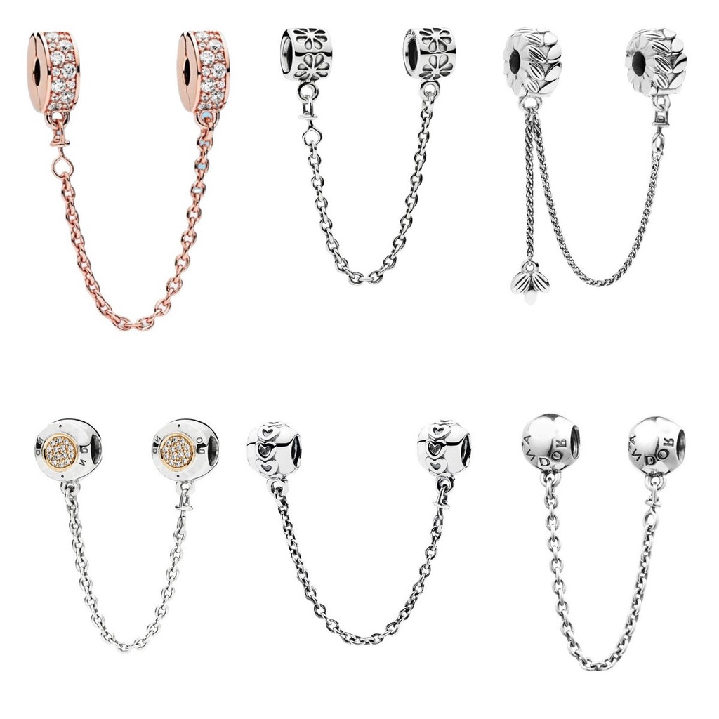 Pandora Hạt Đồng Hình Vương Miện Màu Vàng Hồng Dùng Làm Trang Sức Vòng Tay DIY