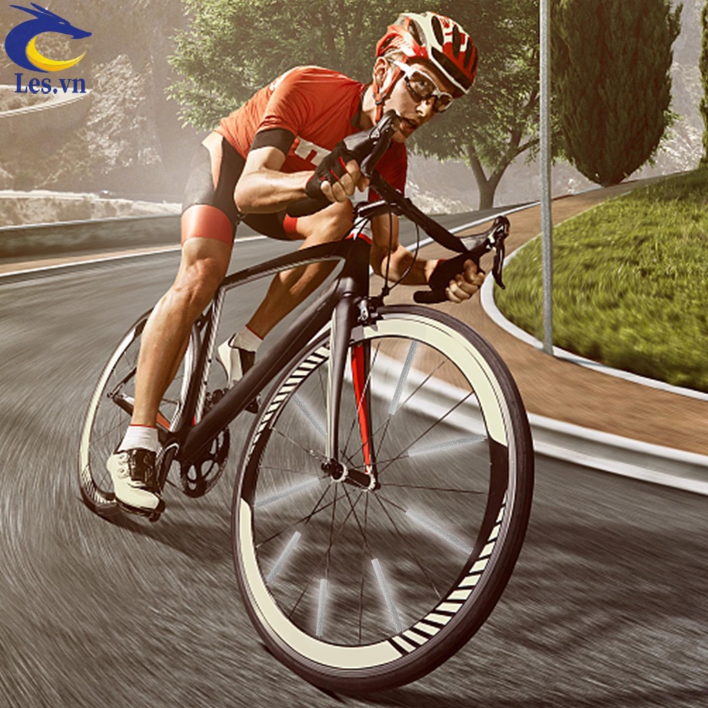 Bộ 12 Ống Phản Quang Gắn Căm Xe Đạp