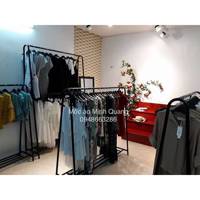 giá treo quần áo-kệ chữ A-kích thước 1m5x1m5-sơn tĩnh điện giúp hạn chế bong chóc-dàn treo thông minh