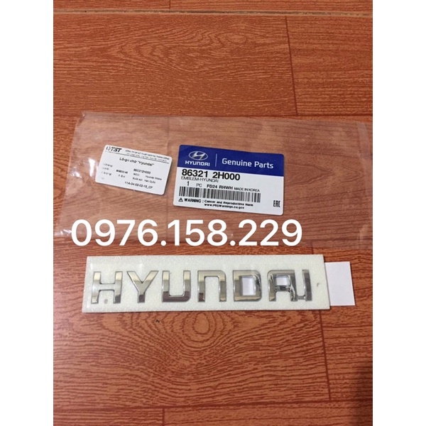 LÔ GÔ CHỮ HYUNDAI XE AVANTE, ELANTRA