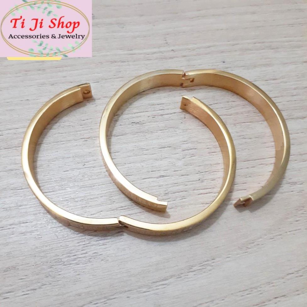 VÒNG TAY BÁT NHÃ TÂM KINH HÌNH TRÒN MÀU VÀNG - đeo tay vạn sự may