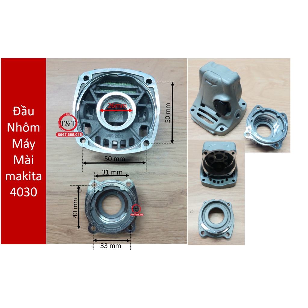 ĐẦU NHÔM MÁY MÀI 1 TẤC MAKITA 4030