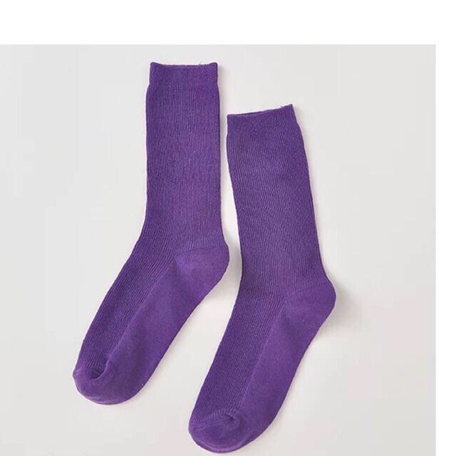 Tất cố cao Bivota Vớ Nữ Nhún Cổ Cao Phong Cách Vintage Hàn Quốc T50