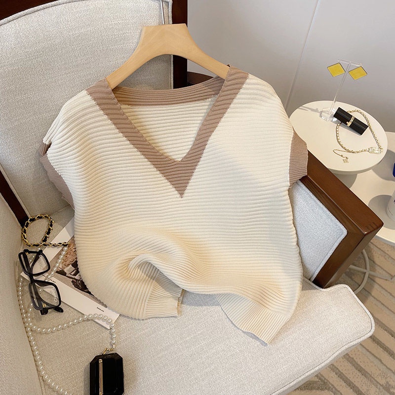 Áo Sát Nách Cổ Chữ V Thiết Kế Mới Thời Trang Mùa Hè Dành Cho Nữ