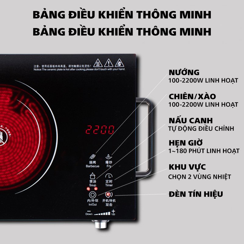 [ BẾP HỒNG NGOẠI] Bếp điện dùng cho mọi loại nồi
